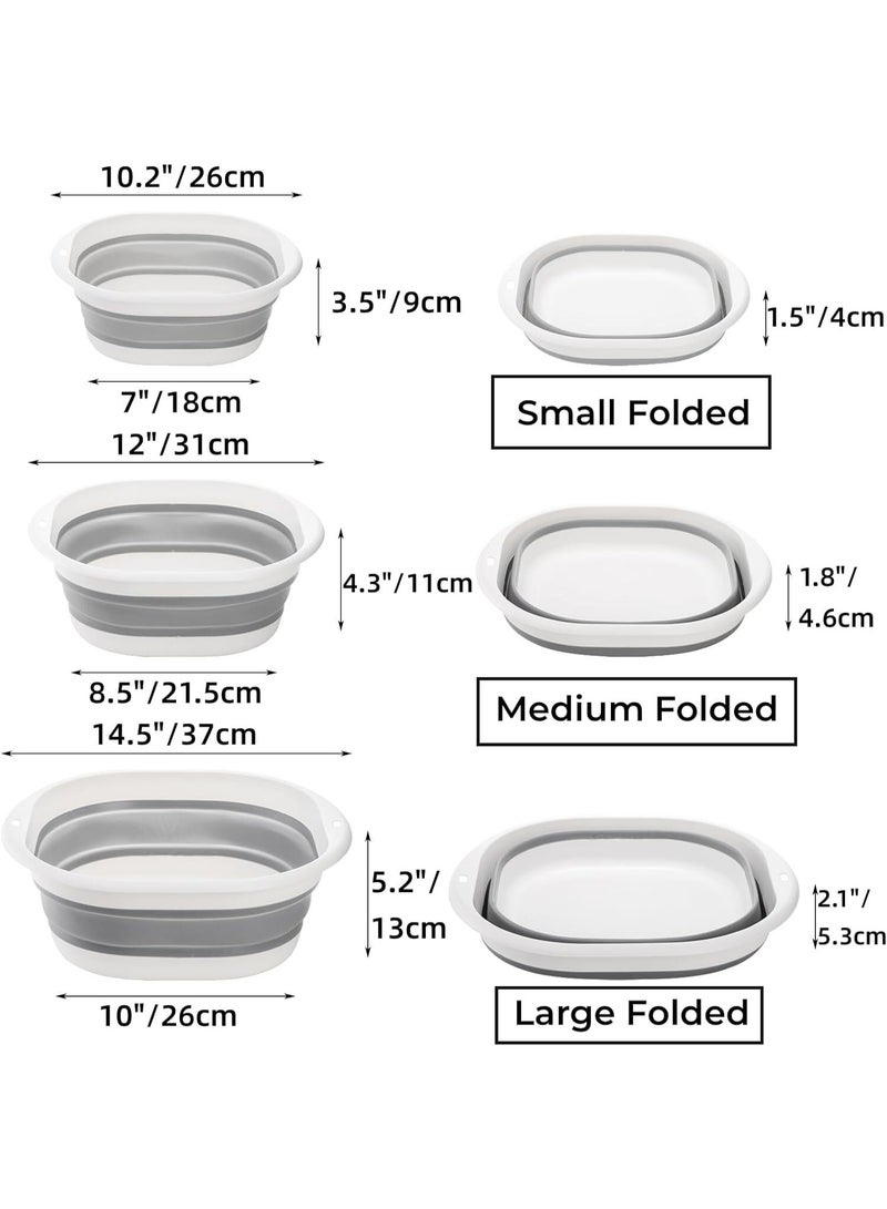 فاييت حوض غسيل قابل للطي، حوض غسيل، عبوة من 3 قطع - Image 2